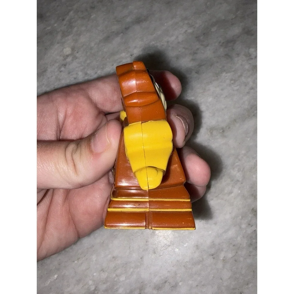 Vintage BURGER KING KIDS CLUB BEAUTY AND THE BEAST COGSWORTH Wind-up Toy, Works